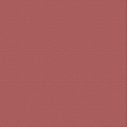 CC Textured Cardstock - 12x12 - Carnelian (216gsm) - 10 Sheets