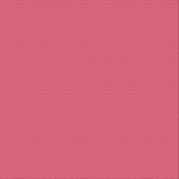 CC Textured Cardstock - 12x12 - Bubblegum (250gsm) - 10 Sheets