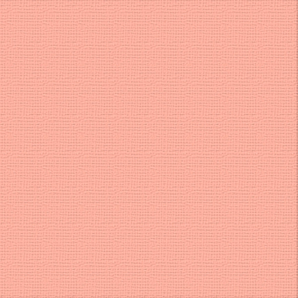 CC Textured Cardstock - 12x12 - Coral Reef (250gsm) - 10 Sheets