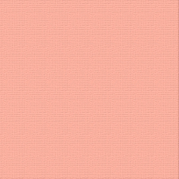 CC 12x12 Textured Cardstock 216gsm - CORAL REEF Pk10