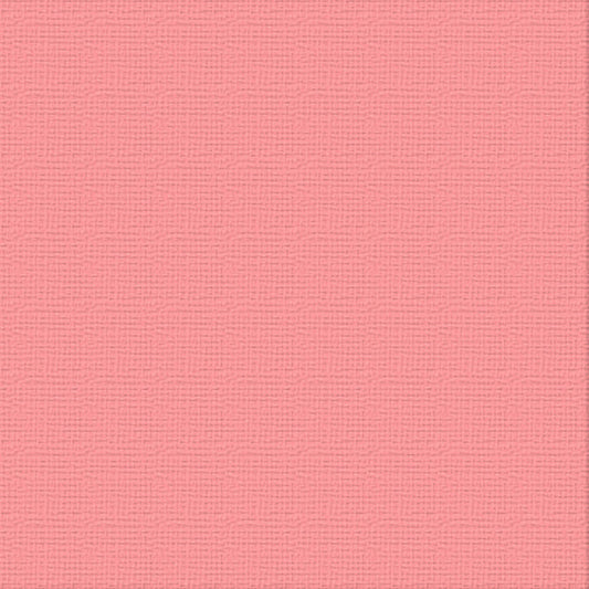 CC 12x12 Textured Cardstock 216gsm - STRAWBERRY SURPRISE Pk10