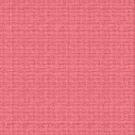 CC 12x12 Textured Cardstock 216gsm - RASPBERRY RUSH Pk10