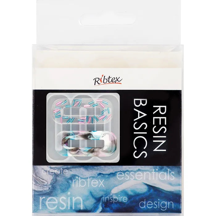 Ribtex Resin Basics Silicone Mould Hair Clip Square