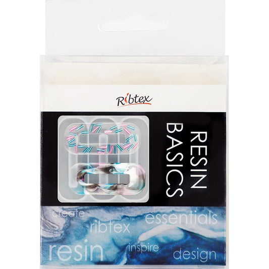 Ribtex Resin Basics Silicone Mould Hair Clip Square