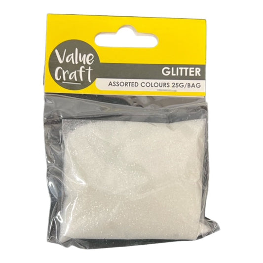 Value Craft Fine Glitter WHITE 25g