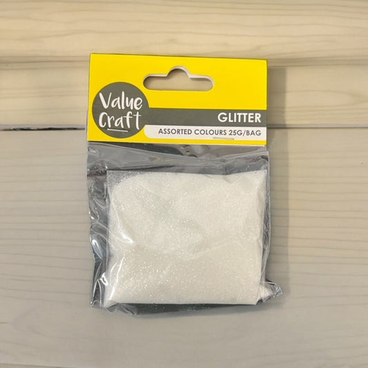 Value Craft Fine Glitter WHITE 25g