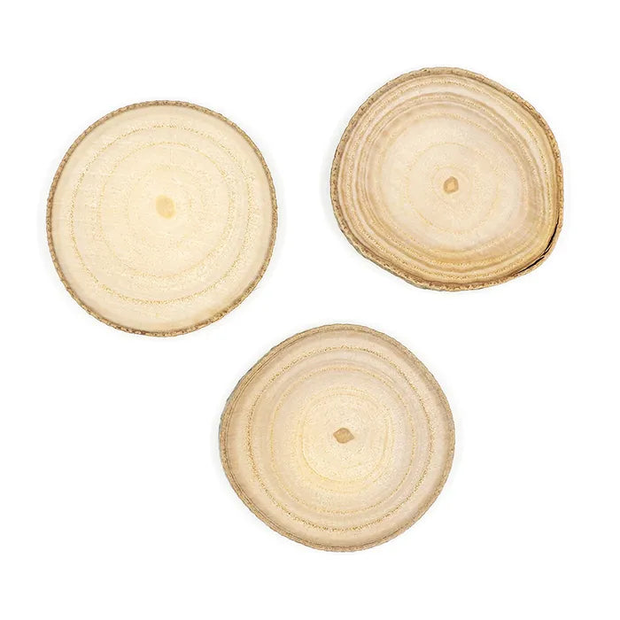 Value Craft Assorted Wood Stepping Stones Pk5