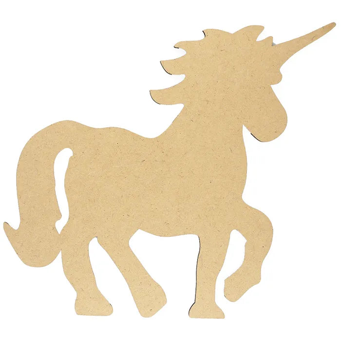 Value Craft Wood Unicorn Shape 1PC