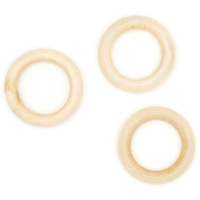 Value Craft Wood Mini Hoops Pk8