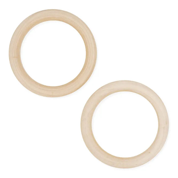 Value Craft Wood Mini Hoops Pk2