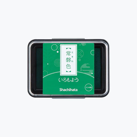 Shachihata Iromoyo Stamp Pad VIBRANT GREEN HAC-1-G