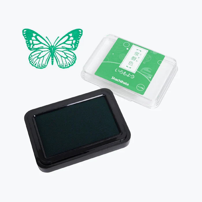 Shachihata Iromoyo Stamp Pad VIBRANT GREEN HAC-1-G