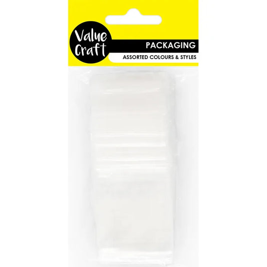 Value Craft Zip Closure Bags 4x6cm Pk100