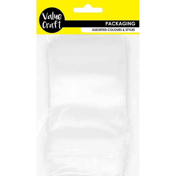 Value Craft Zip Closure Bags 7x10cm Pk80