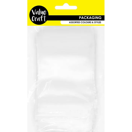 Value Craft Zip Closure Bags 7x10cm Pk80
