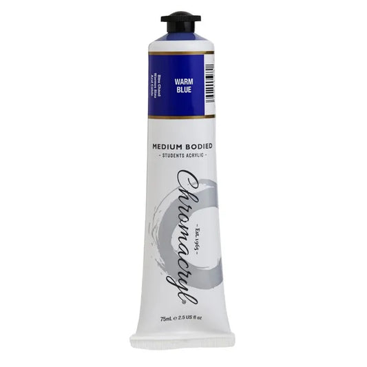 WARM BLUE Chromacryl Student Acrylic 75ml
