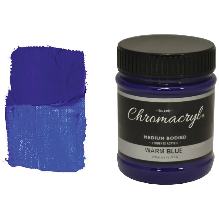 WARM BLUE Chromacryl Student Acrylic 250ml
