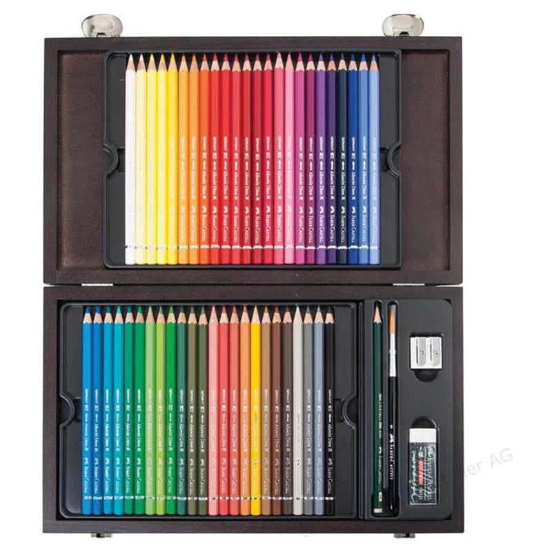 Faber Castell Albrecht Durer Watercolour Pencils Wood Gift Box 48