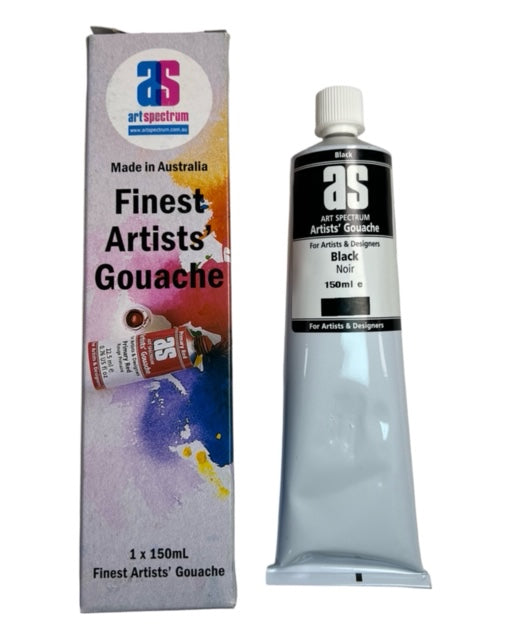 Art Spectrum Artists Gouache 150ml BLACK