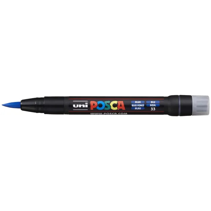 POSCA PCF 350 Brush Marker Blue
