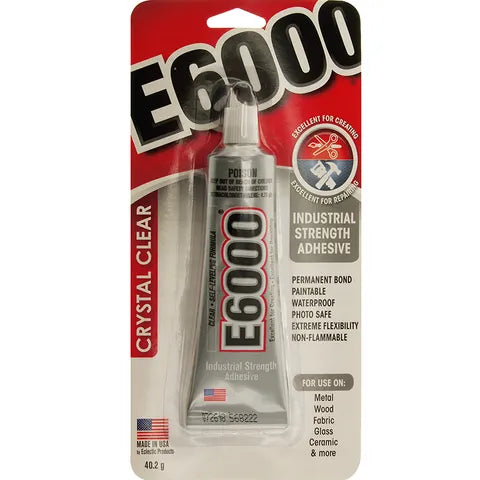 E6000 Industrial Strength Glue Clear 40.2g