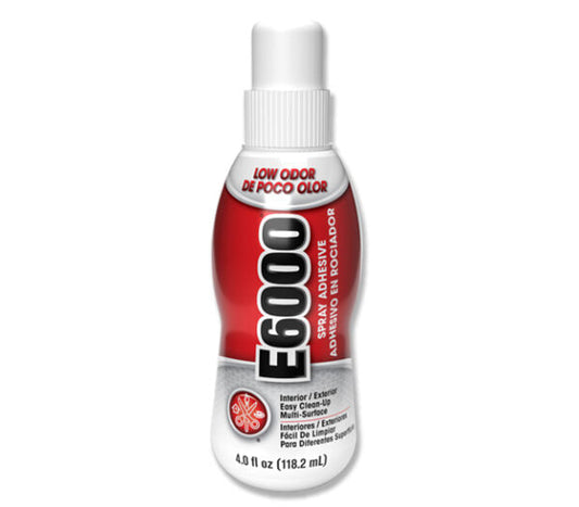 E6000 Spray Adhesive Translucent 118.2ml