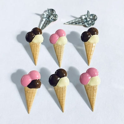 Eyelet Outlet Ice Cream Brads Pk12