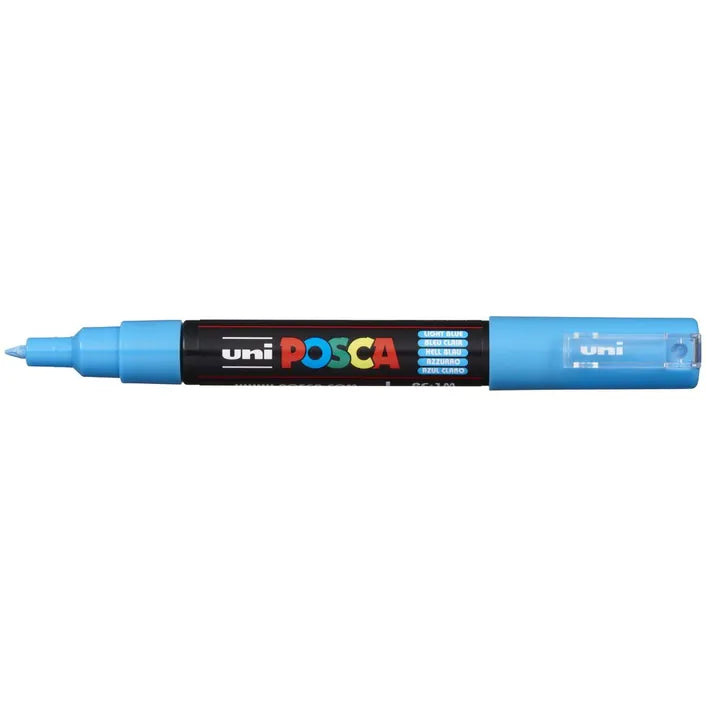 POSCA PC 1MR Pen Type Marker Light Blue