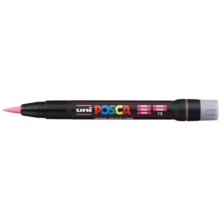 POSCA PCF 350 Brush Marker Pink