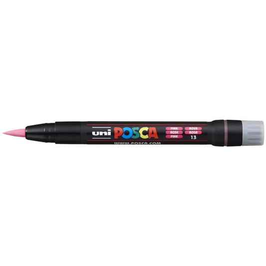 POSCA PCF 350 Brush Marker Pink
