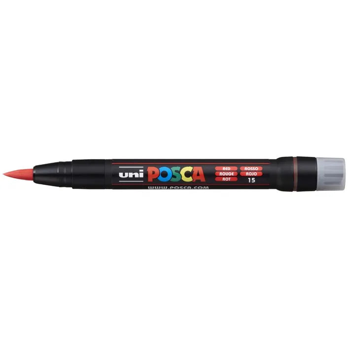POSCA PCF 350 Brush Marker Red