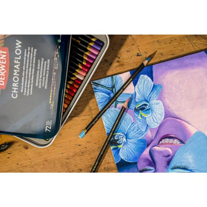 Derwent Chromaflow Pencils Tin 24
