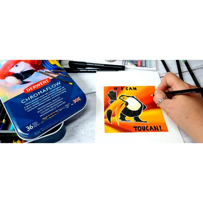 Derwent Chromaflow Pencils Tin 36