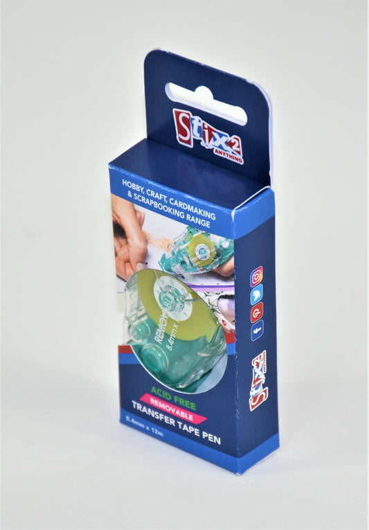Stix2Anything Perm. Transfer Tape Pen 8.4mm x 12m