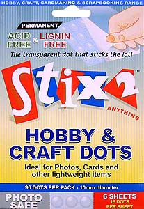 Stix2Anything Perm. Hobby & Craft Dots 10mm Pk48