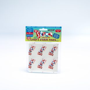 Stix2Anything White Foam Pads D/sided 7mmx7mmx1mm Pk392