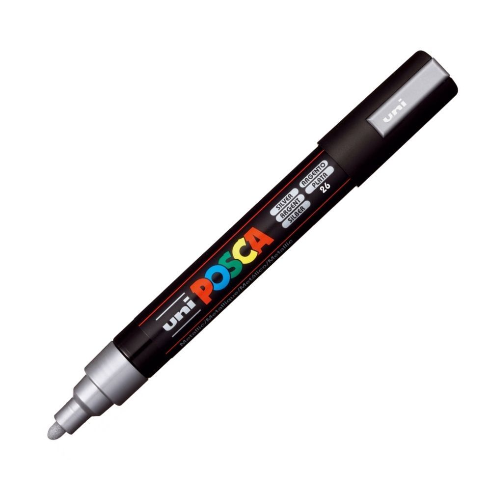 POSCA PC 5M Paint Marker Silver