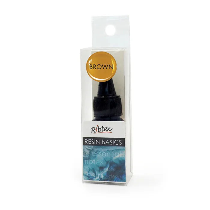 Ribtex Coloured UV Resin Brown 15ml
