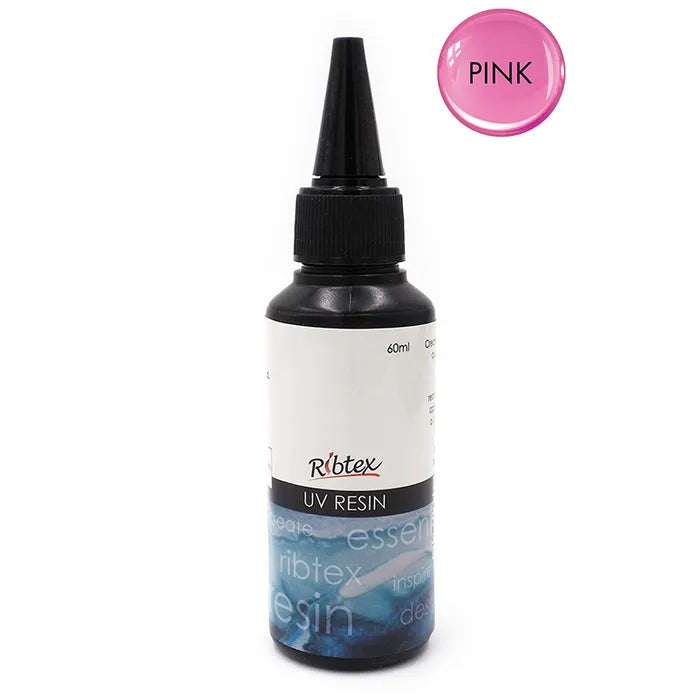 Ribtex Coloured UV Resin Pink 60ml