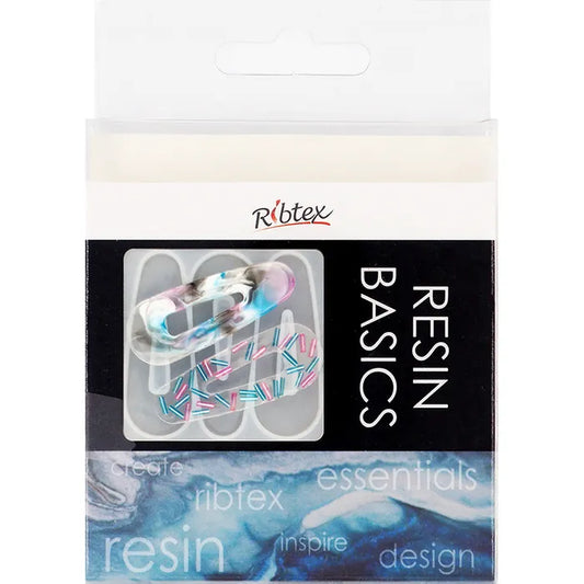Ribtex Resin Basics Silicone Mould Hair Clip Rounded