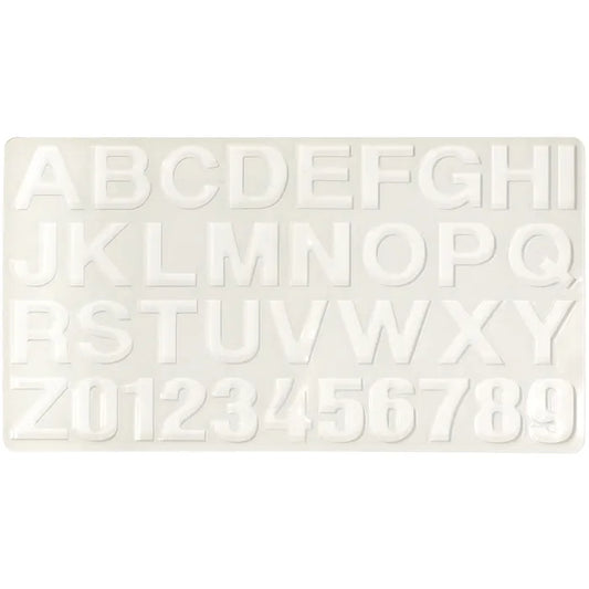 Ribtex Resin Basics Silicone Mould Large Alphabet Letters