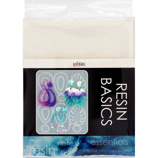 Ribtex Resin Basics Silicone Mould Monstera Earrings