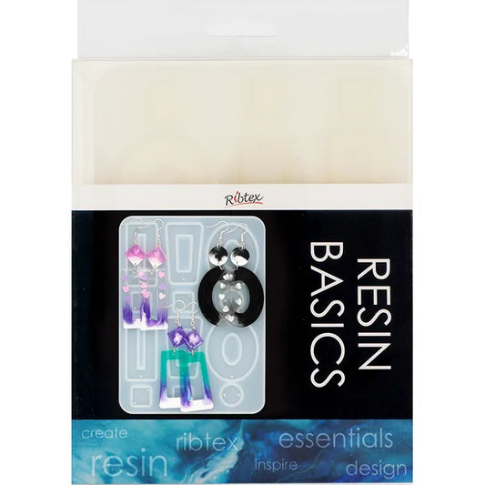 Ribtex Resin Basics Silicone Mould Rectangle Earring 1 Pce