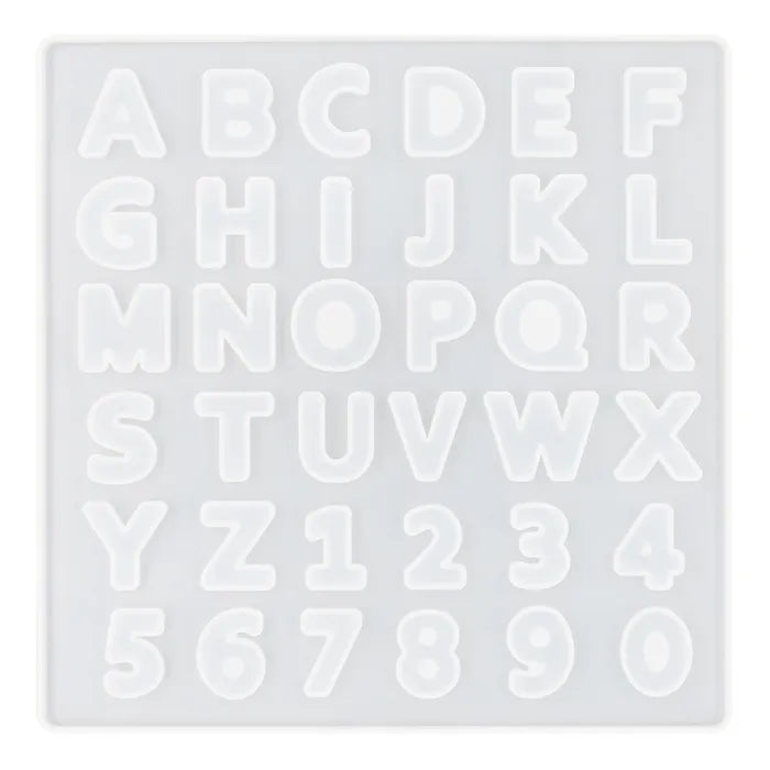 Ribtex Resin Basics Silicone Mould Mini Alphabet