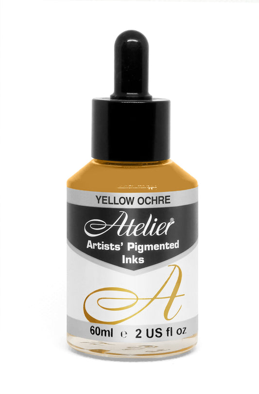 Atelier Artist Pigment Inks 60ml - Yellow Ochre